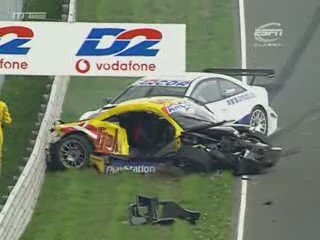 DTM 2001 Sachsenring Race Start Carnage
