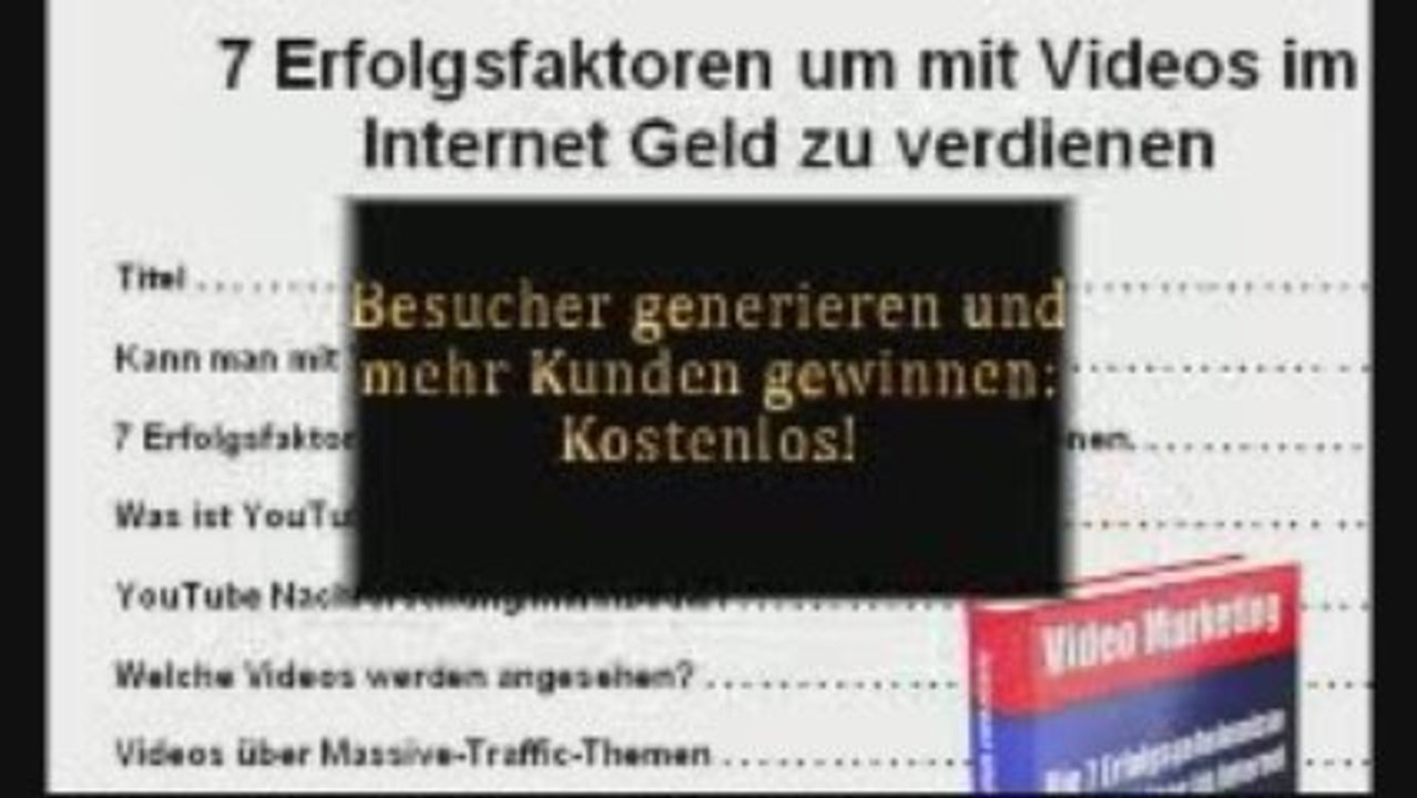 Geld verdienen mit Videos