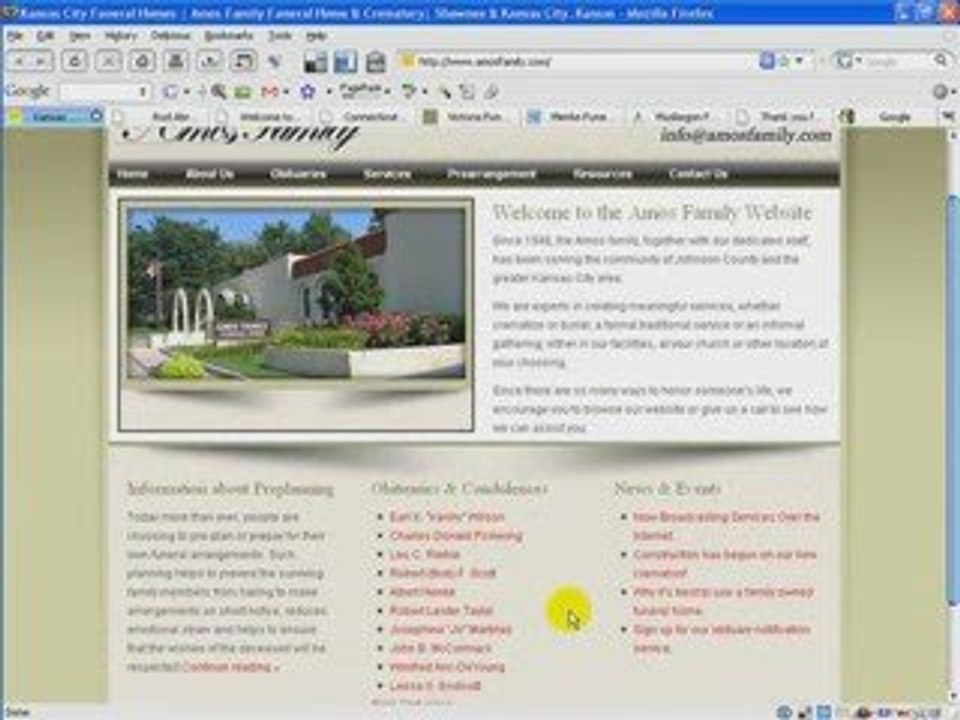 Funeral Home Website Report Card | No. 1 - Online Obituaries