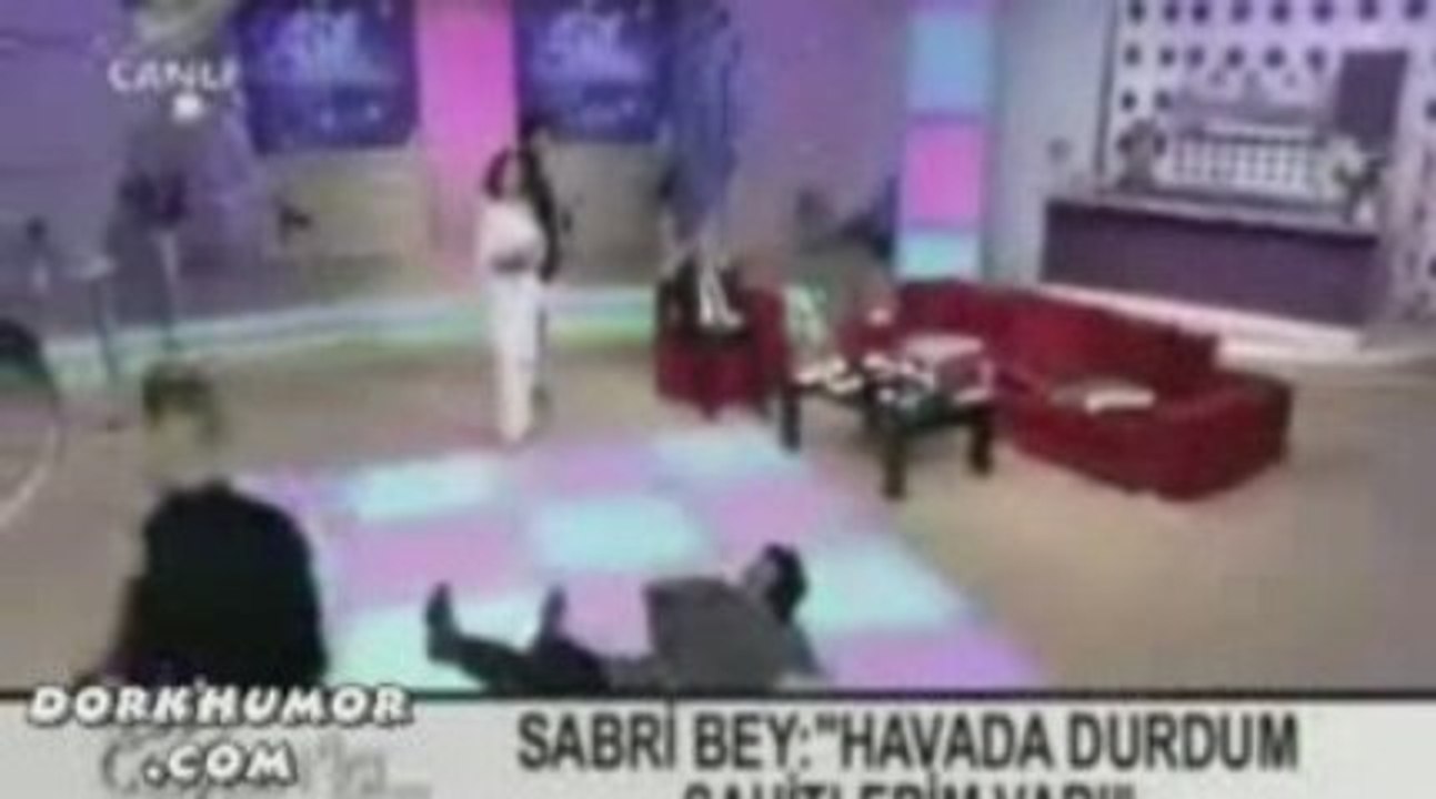Man Spazz's on live tv