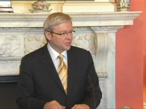 Australian Prime Minister praises Gordon Brown