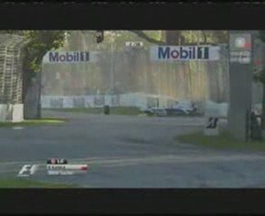 Australia 2009 , 3 Last Lap - Kubica and Vettel Crash