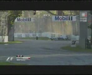 Australia 2009 , 3 Last Lap - Kubica and Vettel Crash