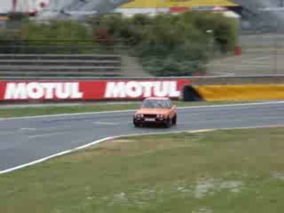 Matt is driifting a nogaro