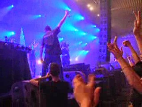 Angerfist vs Catscan ft Outblast live