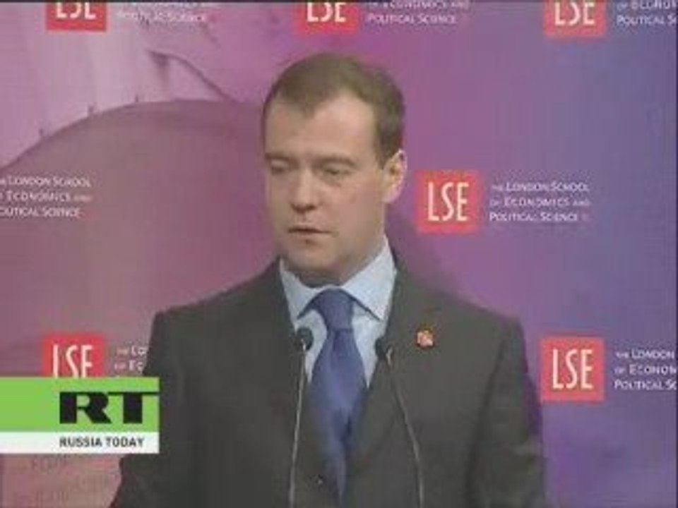 President Medvedev's speech in LSE