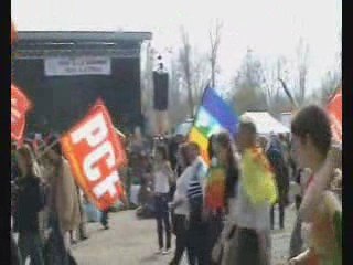 manif anti Otan strasbourg 1 ... début