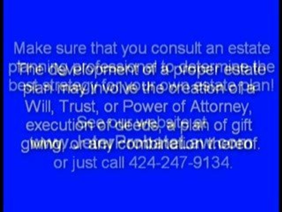 California Estate Planning