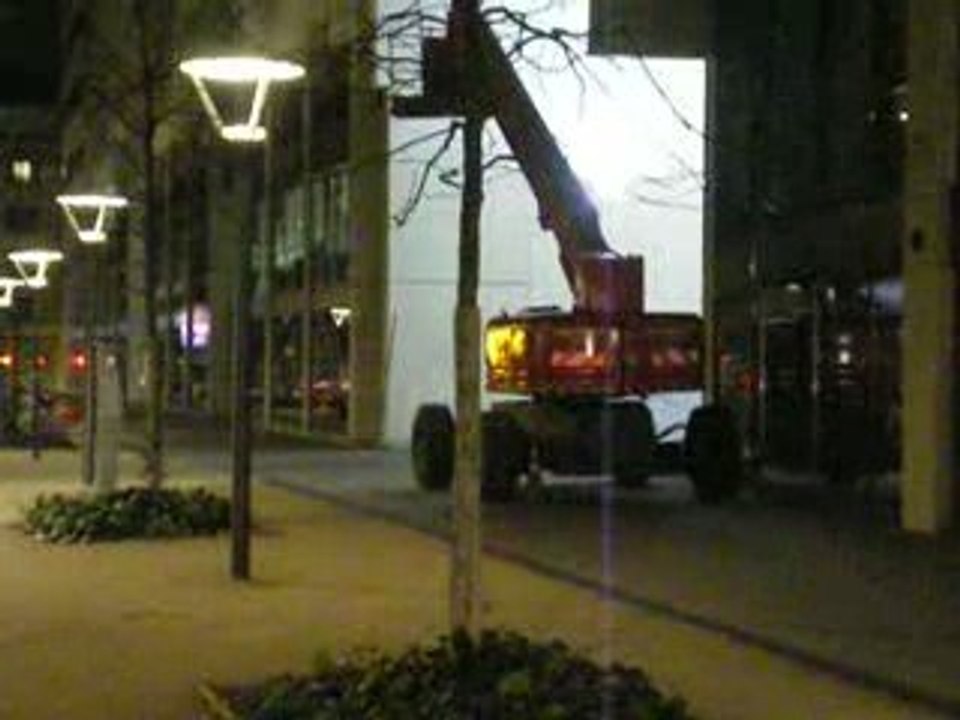 Lyon Part-Dieu: Engin de Chantier