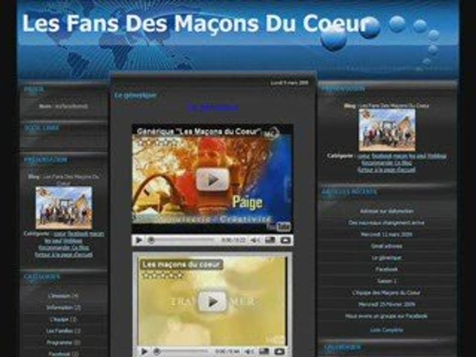 Presentation du site