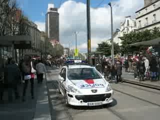 Nantes : Police carnaval 2009