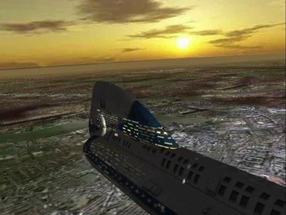 FLIGHT TO  SPACE music 3d animation by tony danis gr