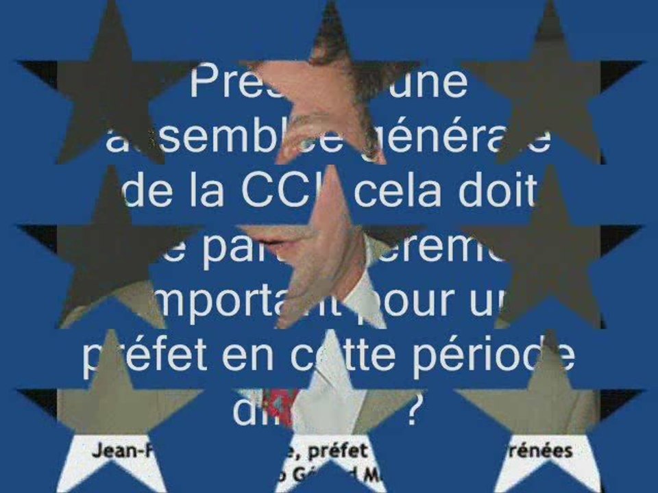 AG CCI Tarbes Interviews de Jean-Claude Roch et de Jean-Fran