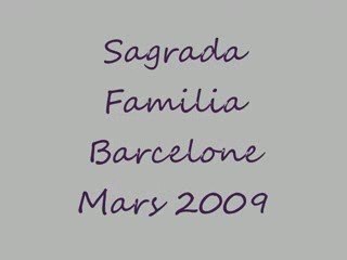 Sagrada familia Mars 2009