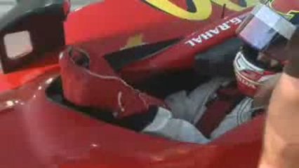 Graham Rahal Prepares to Exit the Pit