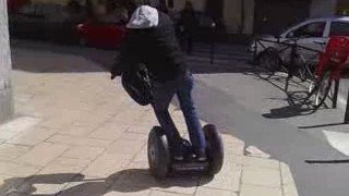 Dérapage contrôlé sur un gyropode Segway