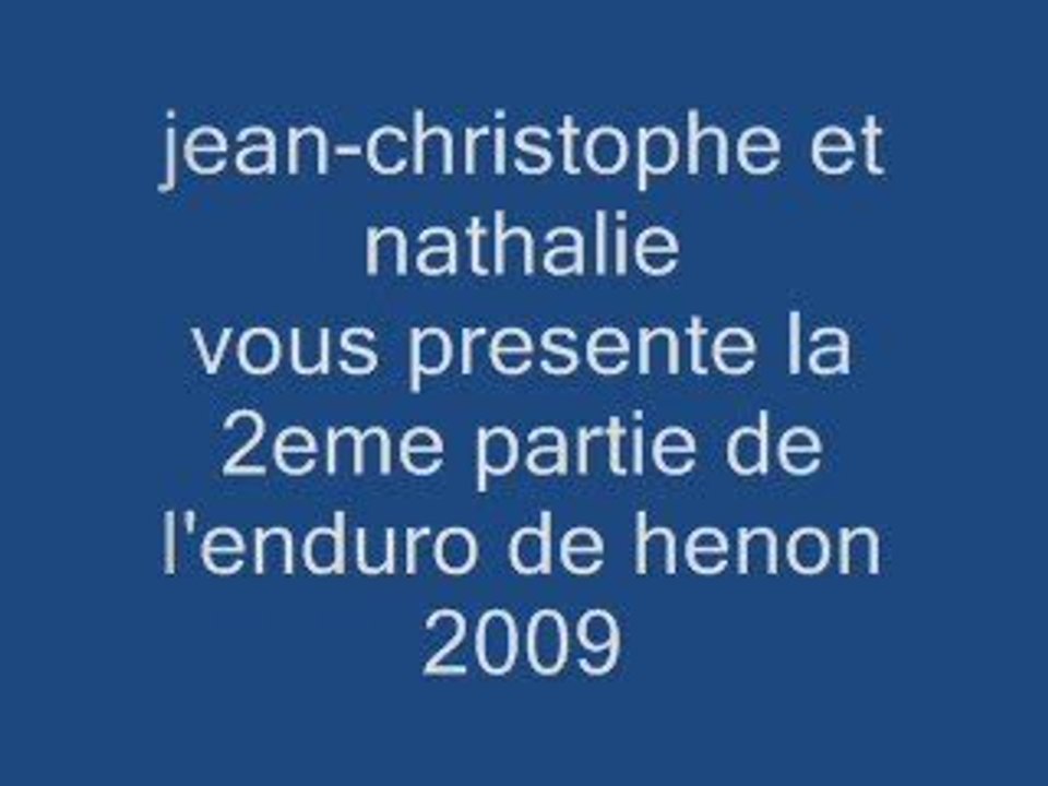 Enduro moto henon2 2009