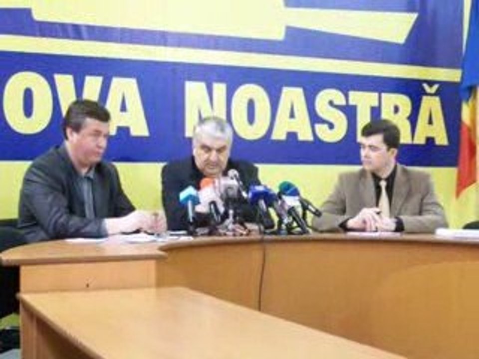 Conferinta de presa a lui Serafim Urechean
