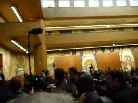 Inauguration de la médiathèque de la cité de l'immigration