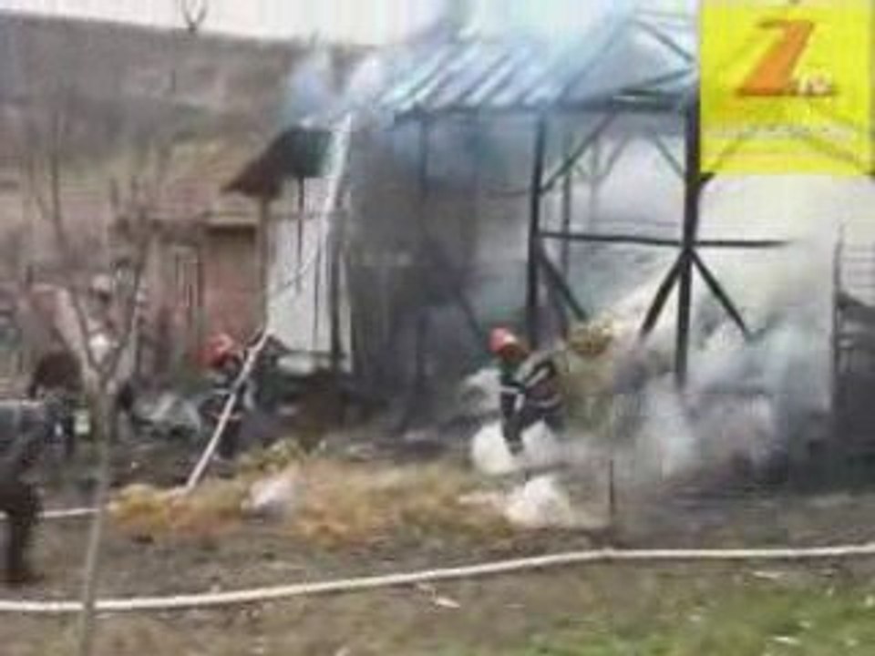 Incendiu in Cehu Silvaniei