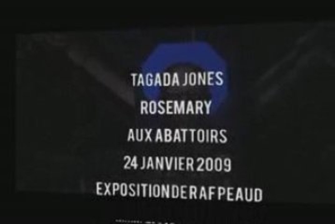Tagadajones + Rosemary aux abattoirs le 24 janvier 2009