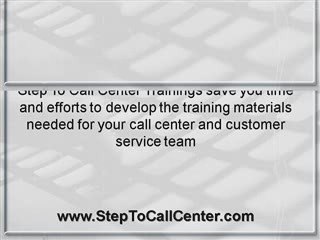 Call Center & Customer Service Trainings