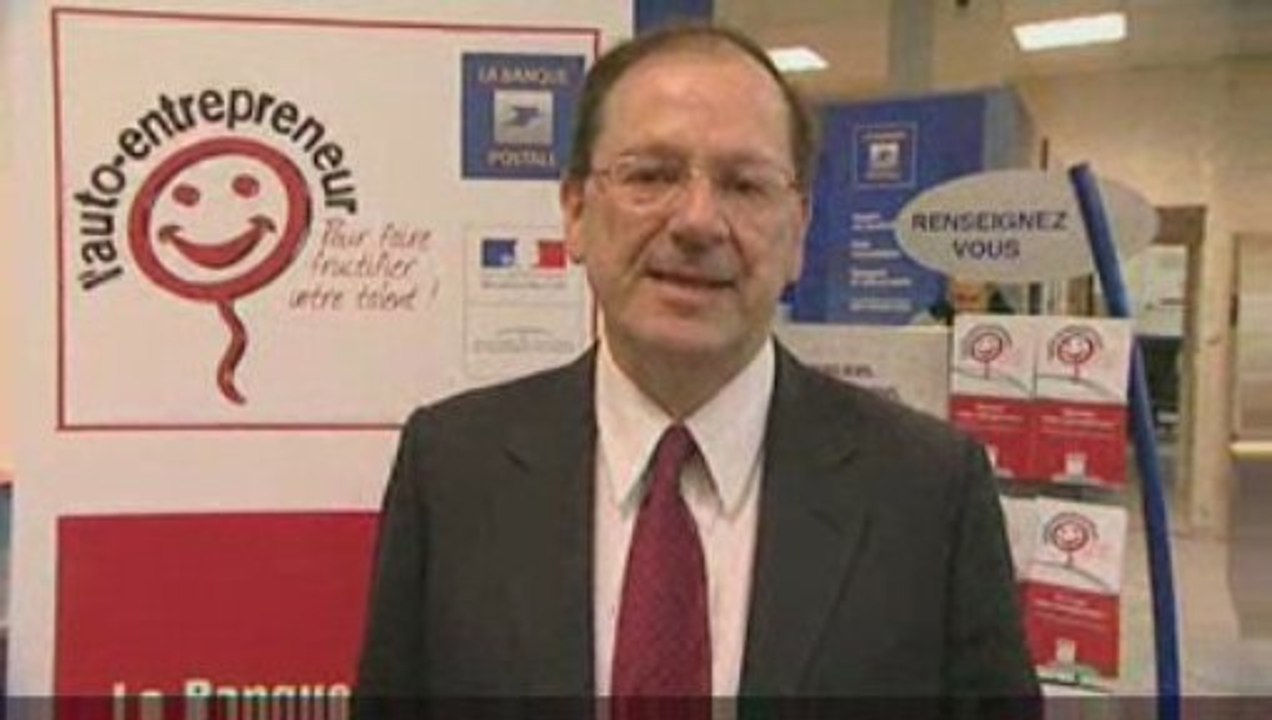 1er bureau de poste aux couleurs de l'auto-entrepreneur