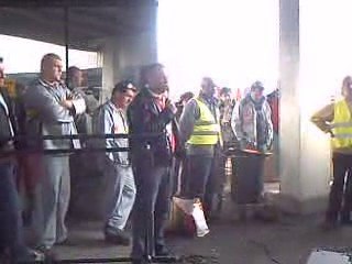 le 30.03.09 prise de parole de frédo pour nos 4 copains