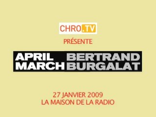 Chro.TV / Bertrand Burgalat & April March