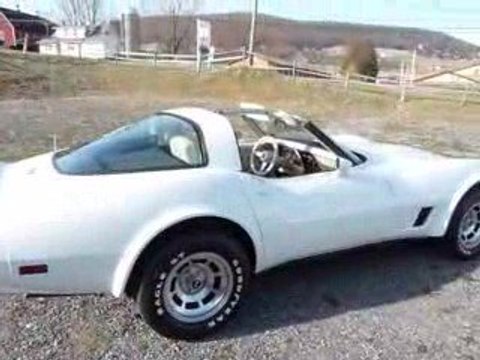 1980 White Corvette 4spd For Sale