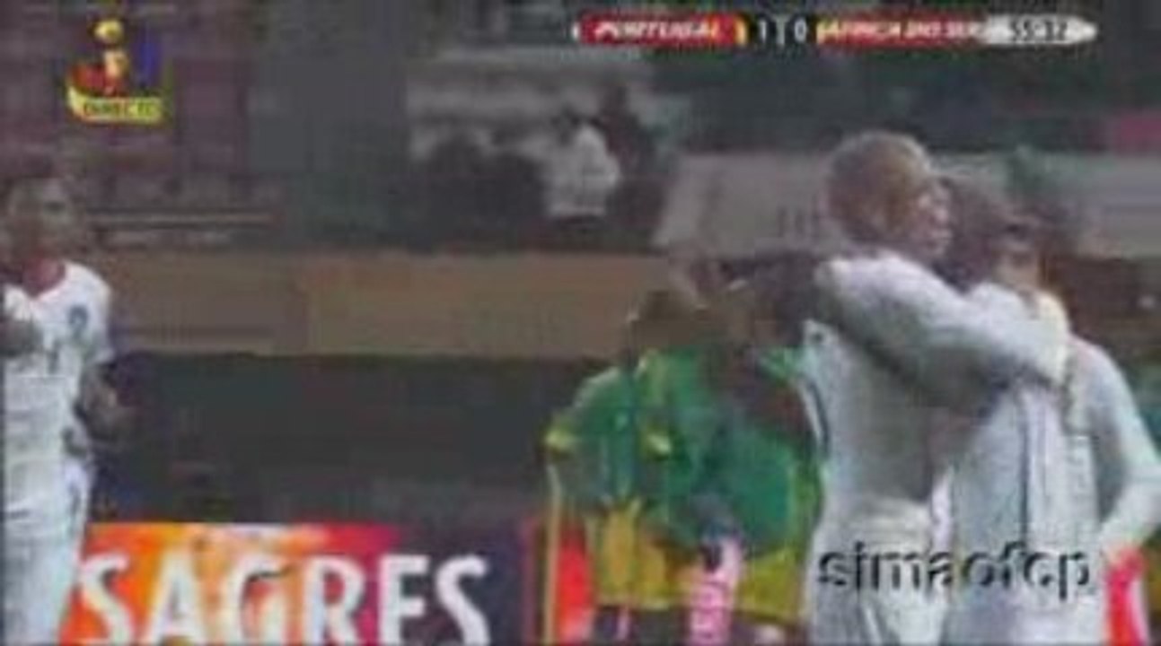 Portugal Afrique du Sud 1-0 but b.alves 31/03/09