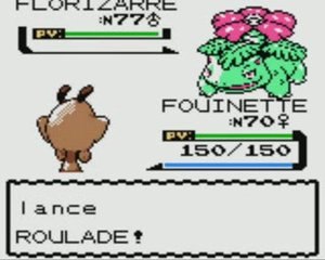 Fouinette bat Red - pokemon OR