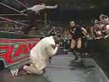 Randy Orton kicks Cena's dad in the head