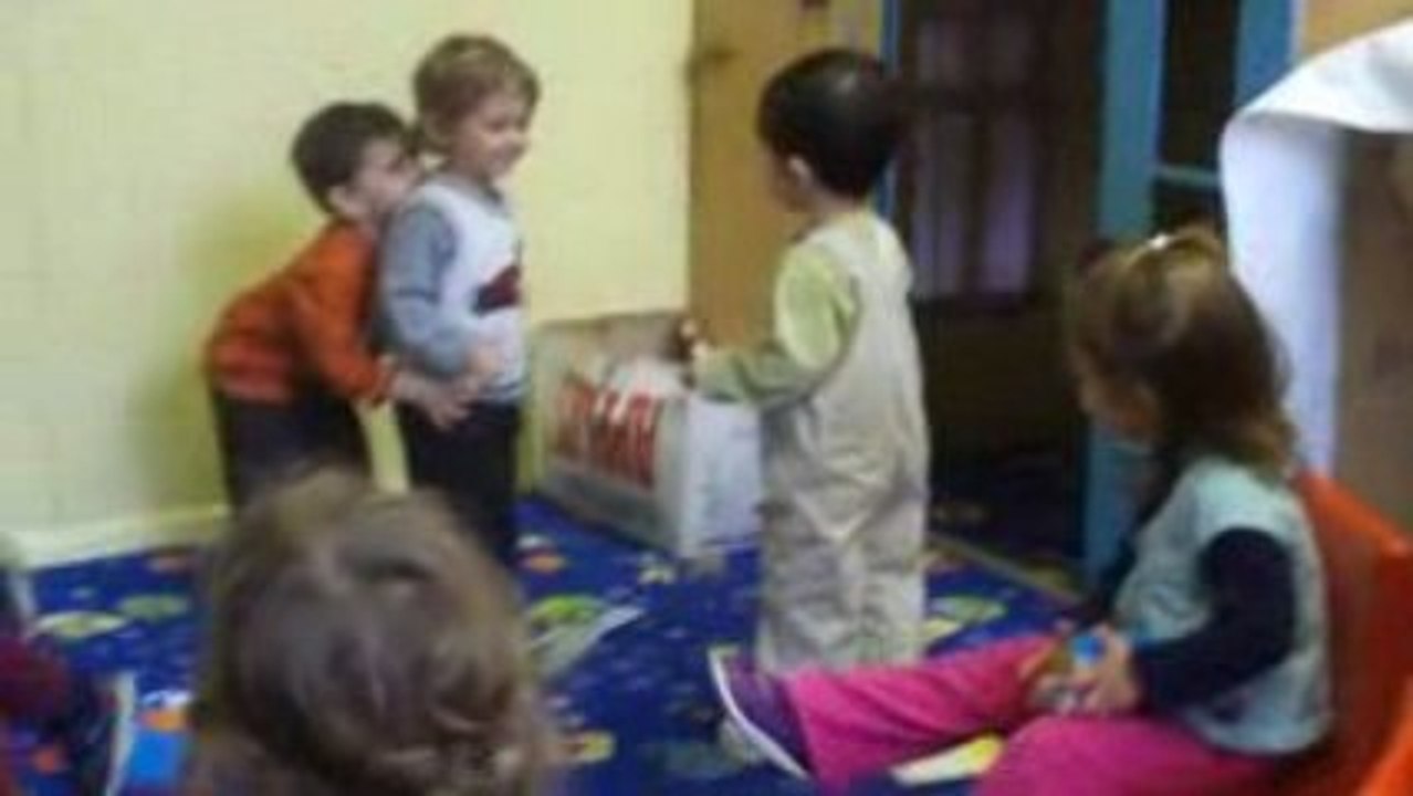 First day of school - meeting his teacher