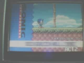 Démo Sonic advance GBadvance SP