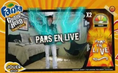Fanta Guitar Hero Wolrd Tour 165 354 points Niveau Diffic...