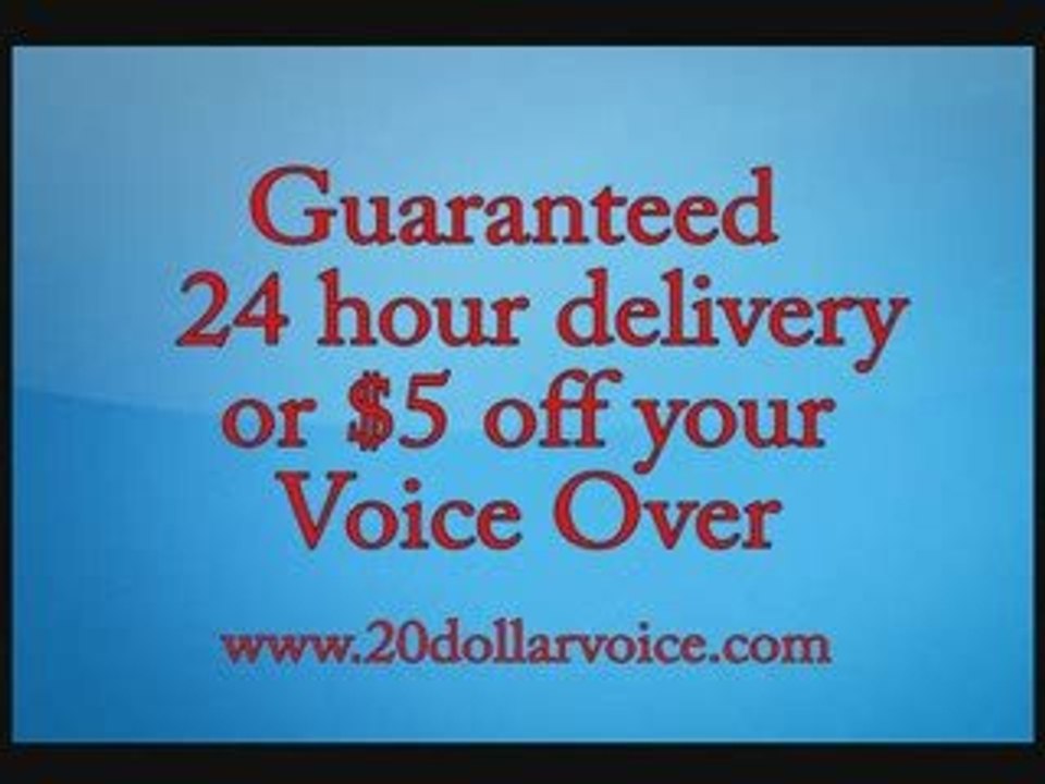 voice overs under $50