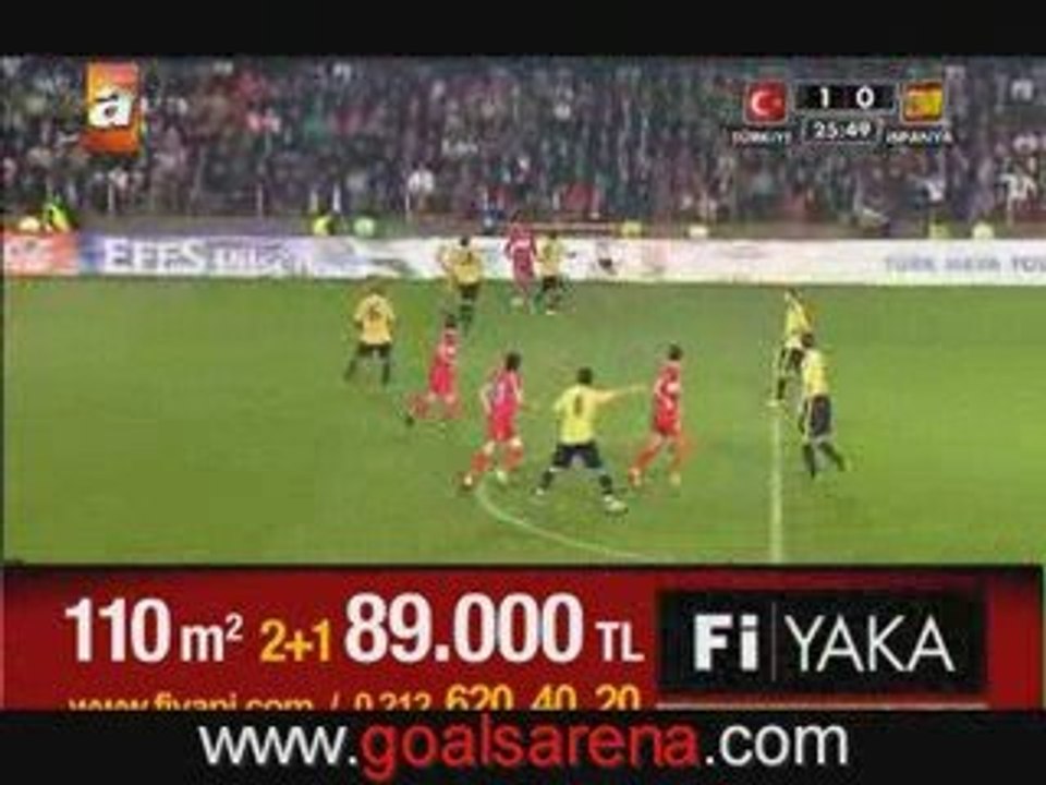 TURQUIE 1-0 ESPAGNE SENTURK