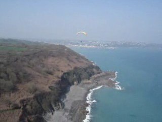 Parapente au Vau Madec 1 Avril 2009