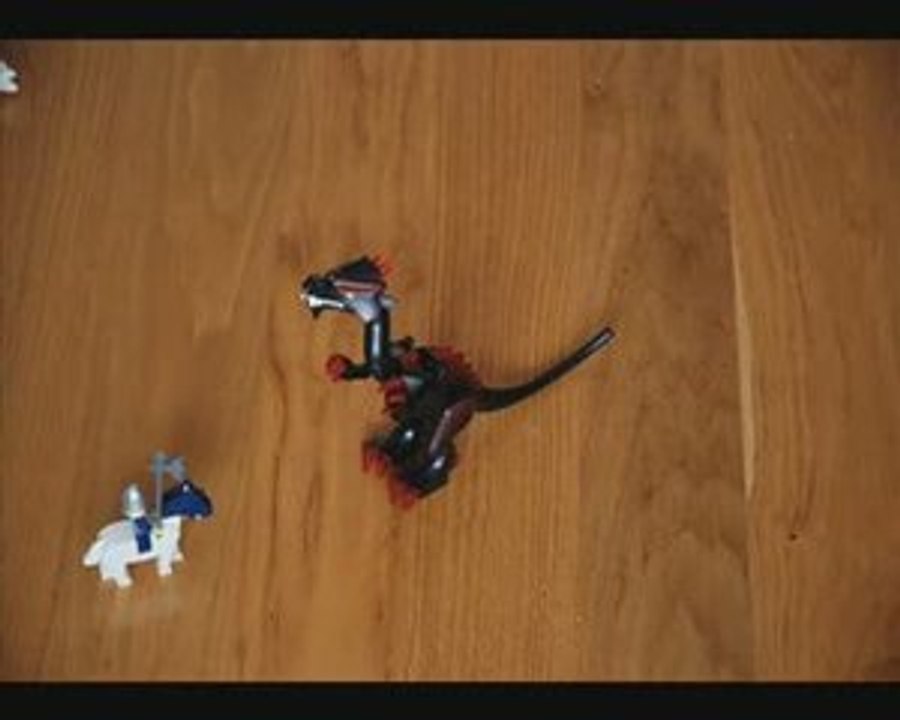 Le dragon contre le cavalier (Auteurs: Mialy et Dada)