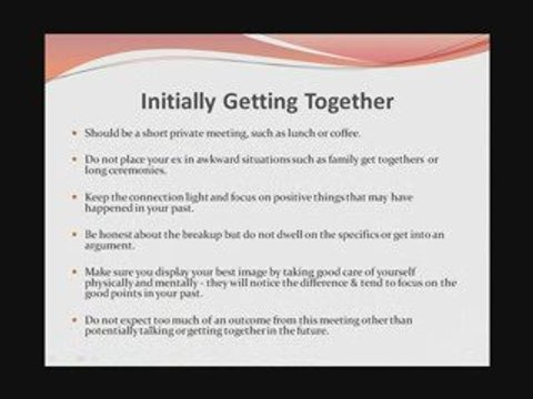 (Getting Back Together After A Breakup)? Key Tips