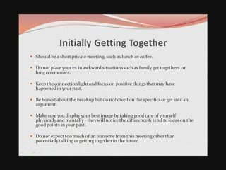 (Getting Back Together After A Breakup)? Key Tips