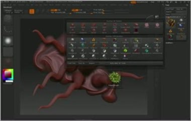 2.5D Brushes ZBrush Tutorials ZClassroom.com