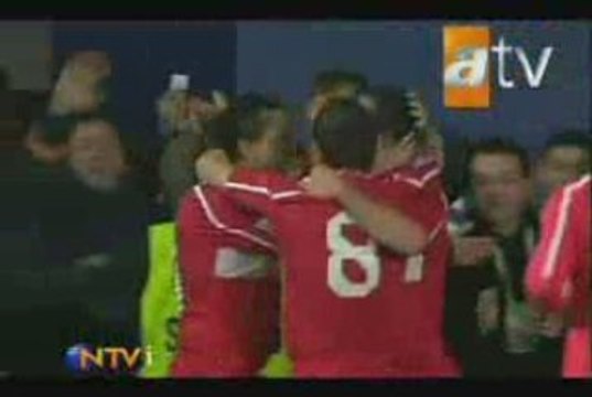 2010 Dünya Kupasi Eleme Maçlari 5.Grup-Türkiye 1-2 Ispanya