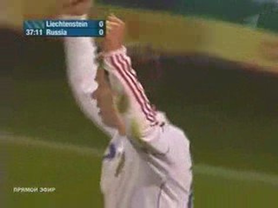 Liechtenstein Vs Russia le but 01/04/09