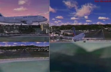 Landing A319 AF à TNCM