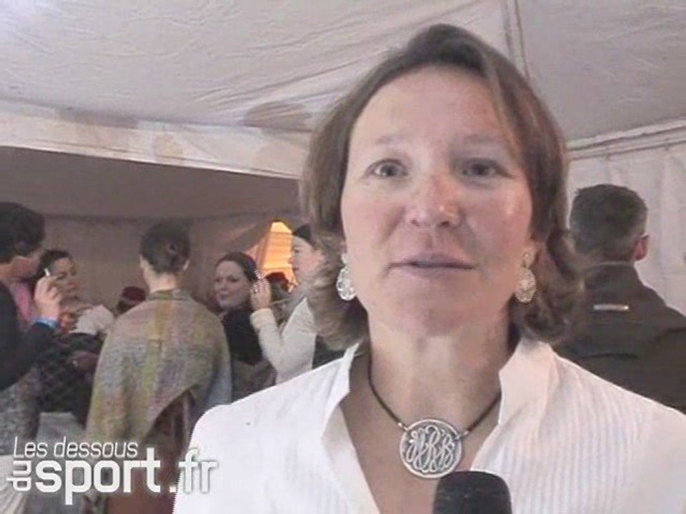 Carole Montillet sur le Rallye des Gazelles