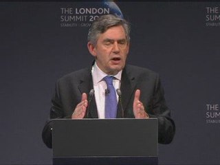 Brown addresses G20 gathering