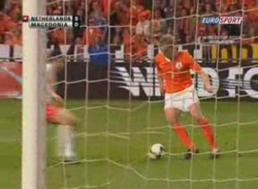 Pays Bas 4:0 Macédoine [Qualif. World Cup 2010]