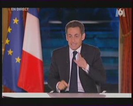 Sarko Menteur sur l'audiovisuel le 05-02-09